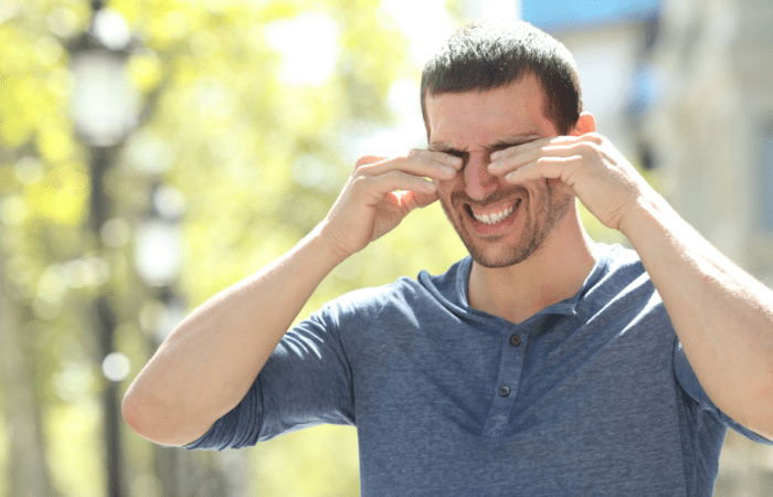 secchezza oculare estiva
